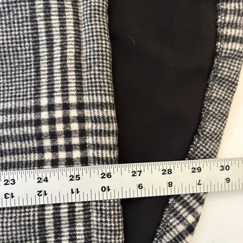 Stormy Kromer Mens XL Wool Blend Sherpa Lined Hood Jacket Glen Plaid Made in USA